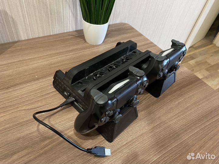 Охлаждающая подставка для ps4 slim с зарядкой