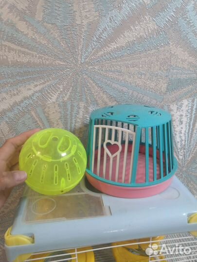 Клетка для хомяка большая бу