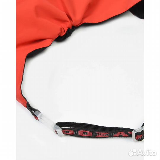 Попона/дождевик для собак красная