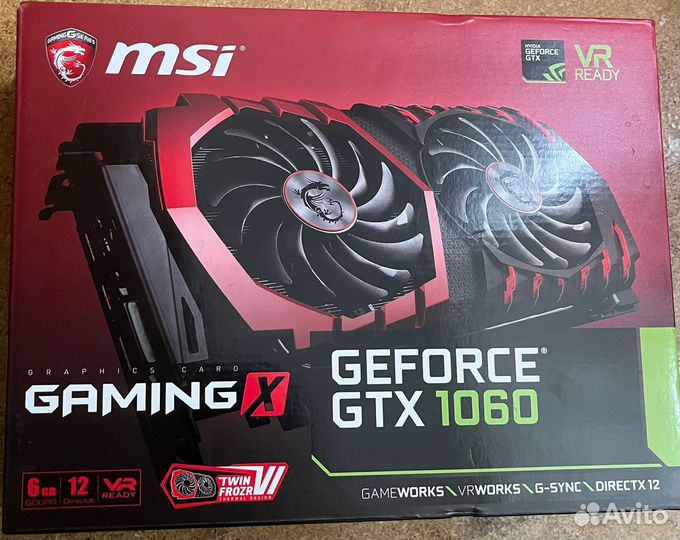 Видеокарта gtx 1060 6gb