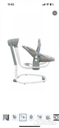 Детские качели шезлонг Joie Serina 2в1