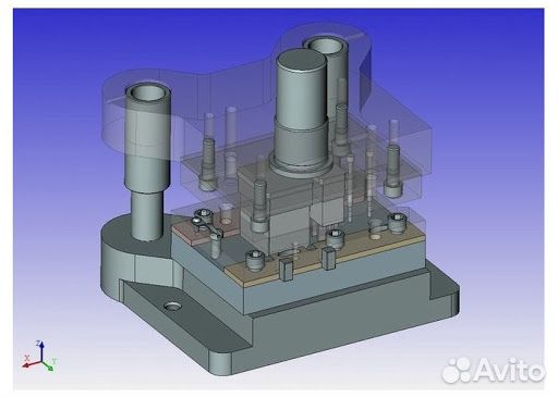 Проектирование штампов, приспособлений, 3D моделей