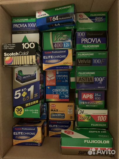 Фотопленка 35мм kodak fujifilm