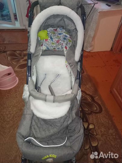 Коляска-санки зимние