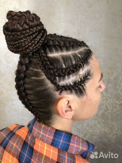 Брейды с канекалоном, узорные брейды, косички
