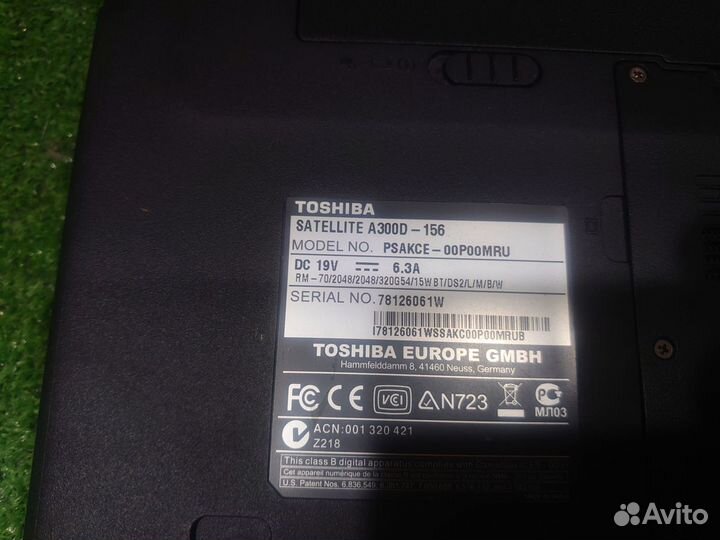 Ноутбук Toshiba