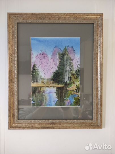 Картина акварелью 