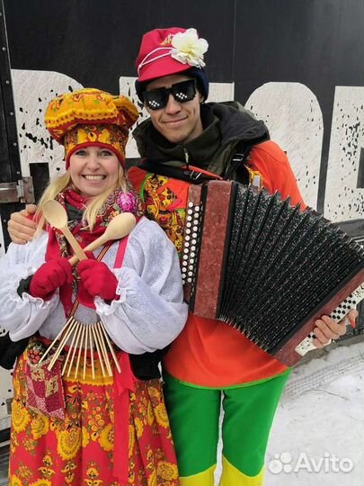 Ведущая праздников + гармонист