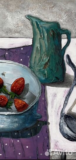 Интерьерная картина маслом, натюрморт