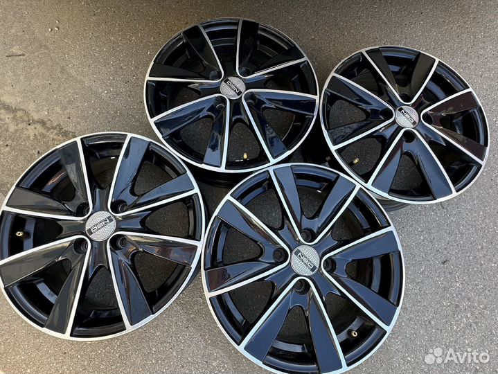 Литые диски R15/4*100 на kia rio, hyundai solaris