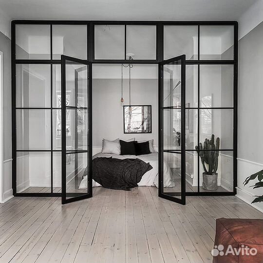 Стеклянные перегородки