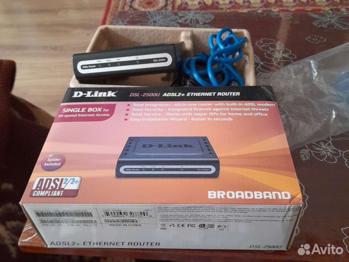 Маршрутизатор adsl DSL-2500U