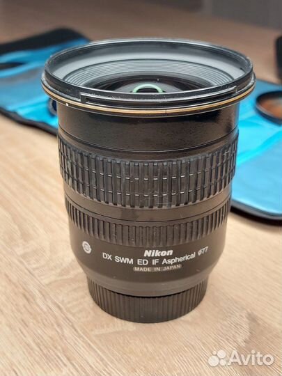 Объектив Nikon AF-S DX nikkor 12-24mm + линзы