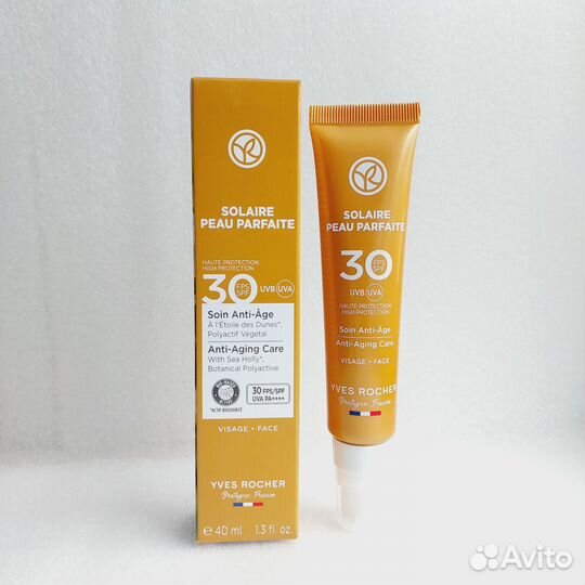 Солнцезащитный крем для лица yves rocher