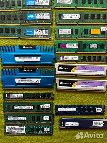 Оперативная память DDR3 DDR2 1-8 GB