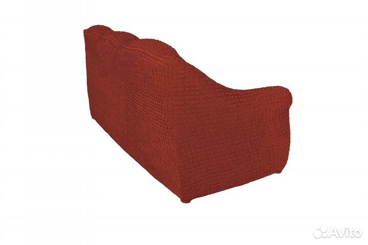 Чехол на диван трехместный универсальный, Терракот