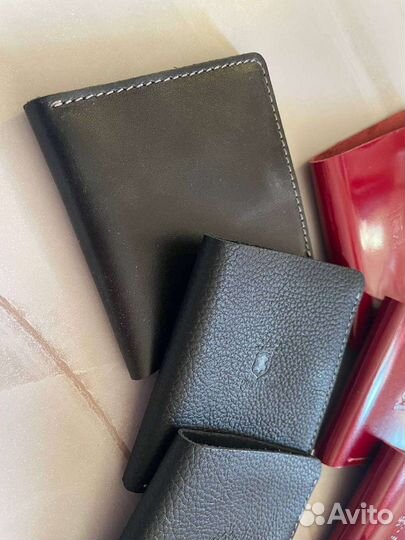 Кожаный кошелек в ассортименте