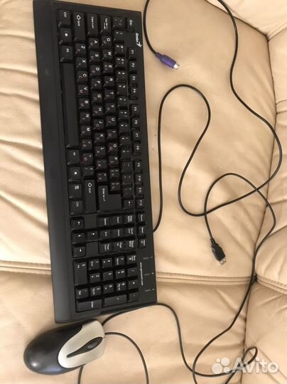 Клавиатура genius с мышью