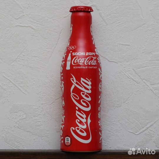 Coca-Cola Sochi 2014 бутылка пустая алюминий