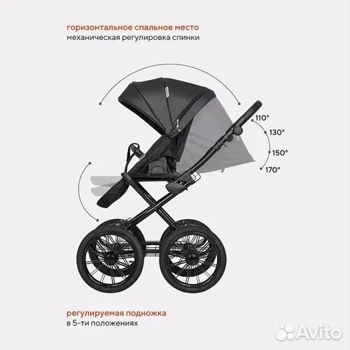 Коляска rico basic 2 в 1