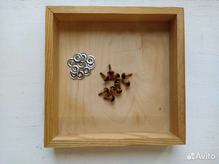 Глазки с кошачьим зрачком оранжевые 10,5 мм