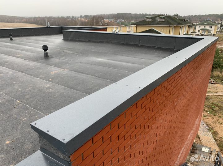 Парапетные крышки