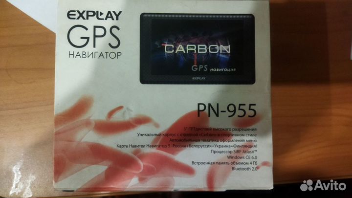 Навигатор explay PN-955 Carbon