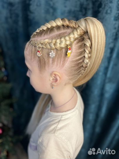 Плетение афрохвост, боксерские косы, брейды