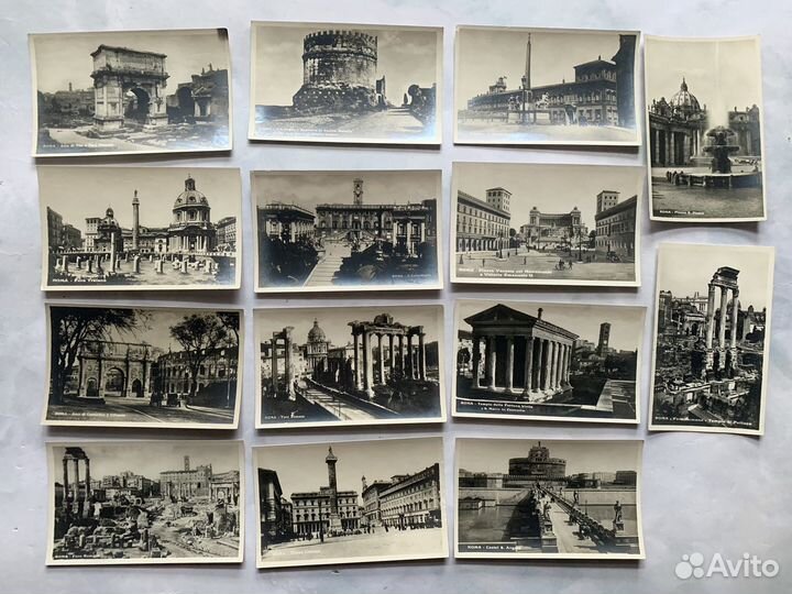 Старинные почтовые открытки Италия
