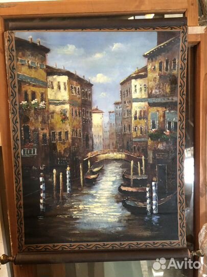 Картина маслом на холсте бу