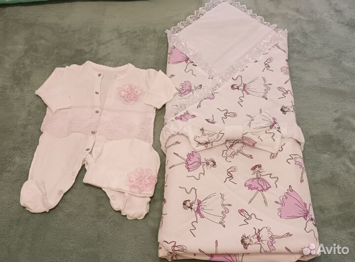 Комплект на выписку весна/лето