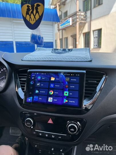 Магнитола Teyes CC3 2K 4/32 на Hyundai Solaris 17+