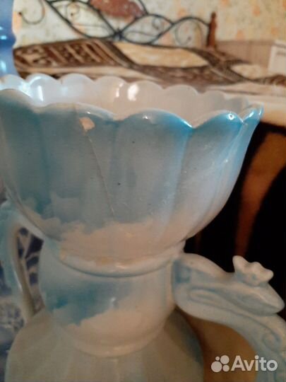 Ваза напольная керамическая высокая