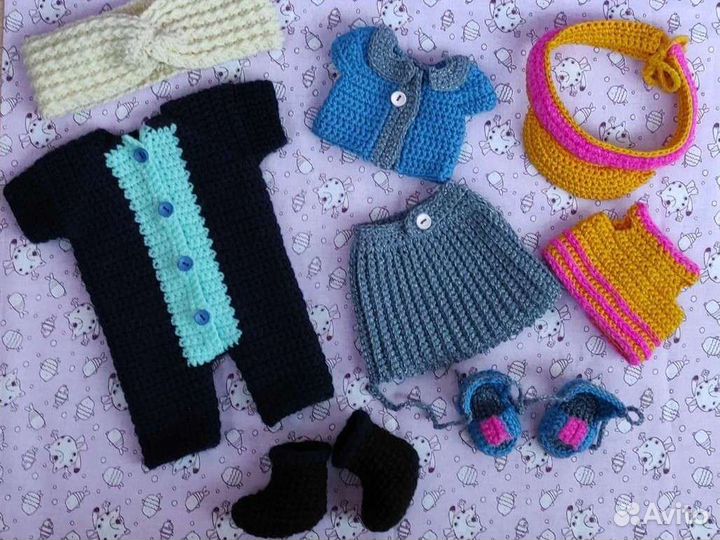 Кукла вязаная игрушка ручная работа новая барби