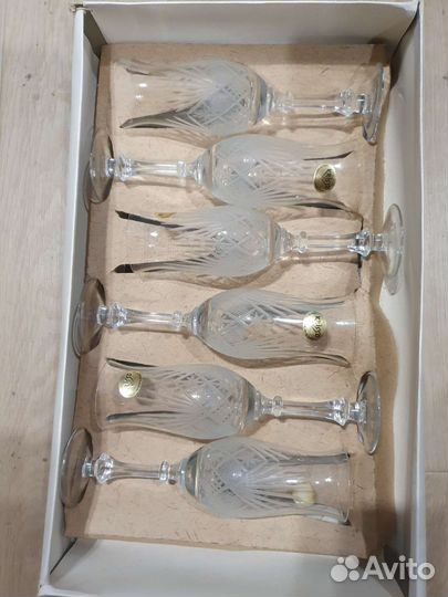 Фужеры хрустальные СССР