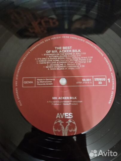 Mr. Acker Bilk* – The Best Of Mr. Acker Bilk