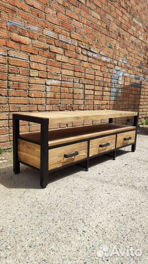 Тумба лофт из дерева