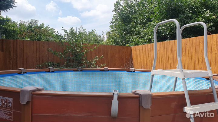 Бассейн высота 120,диаметр 5 м