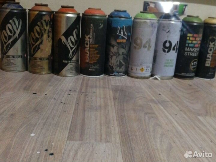 Балоны с краскай все пустые