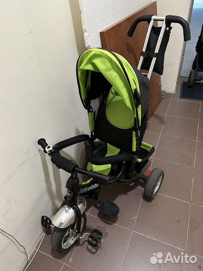 Детский велосипед с родительской ручкой