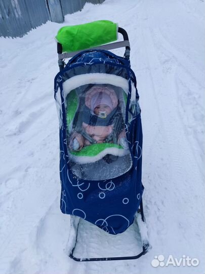 Санки коляска ника