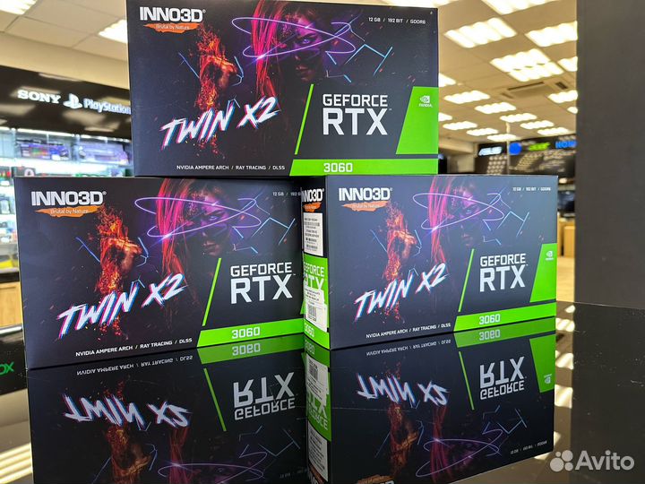Видеокарта inno3D geforce RTX 3060 twin X2 12GB