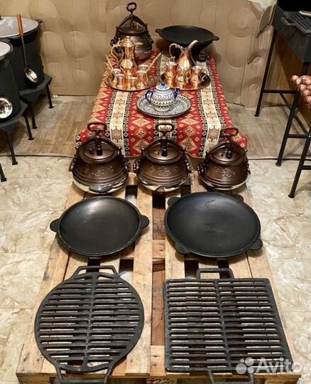 Казан чугунный новый