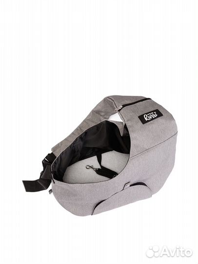 Слинг для переноски кошек и собак, серый
