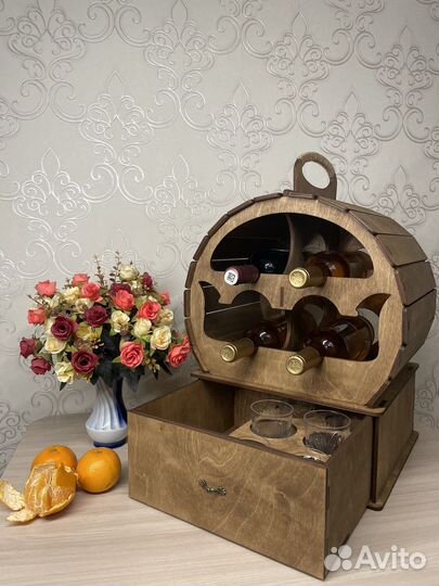 Мини бар бочка