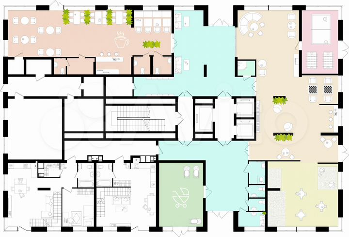 2-к. квартира, 53,4 м², 9/24 эт.