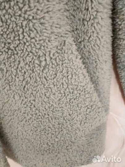 Дублёнка короткое пальто из искусственного меха