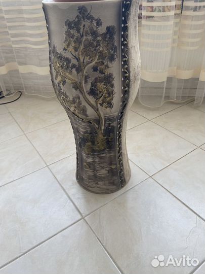 Ваза напольная керамическая