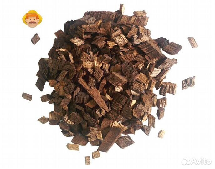 Дубовые чипсы для настаивания сильный обжиг 100 гр