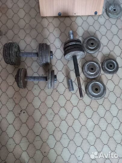 Гантели разборные